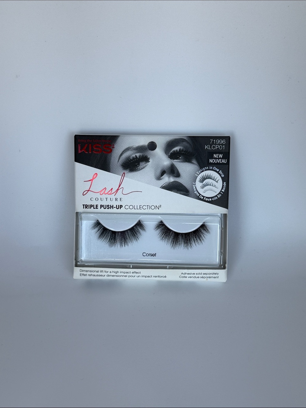 Kiss Lash Couture Triple Push-Up False Eyelashes - BNIB